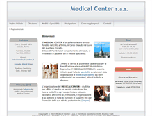 Tablet Screenshot of medical-center.it
